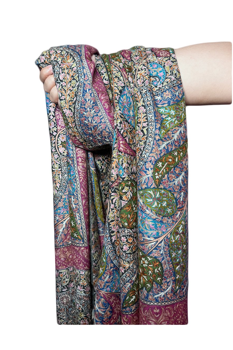 Traditional Kalamkar Shawls, Handcrafted, Intricate Designs, Luxury Textiles"